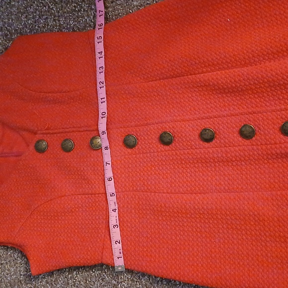 Maeve anthropologie vibrant red quilted shift dress size medium - Picture 16 of 16